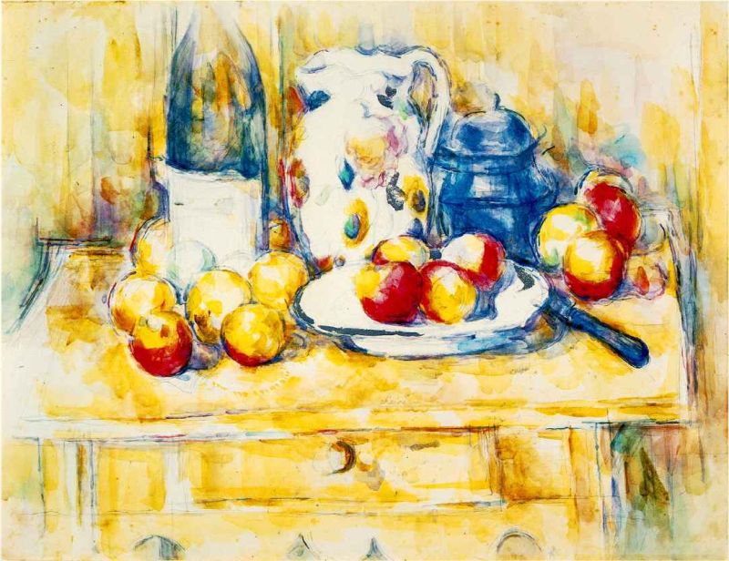 still life with apples a bottle and a milk pot.jpg